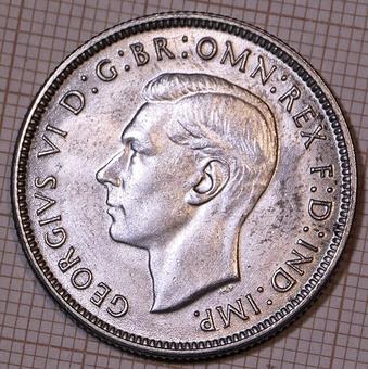 1944 Australia Florin obverse