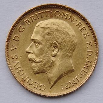 1914 Australia Half-Sovereign obverse