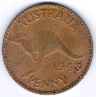 1942 - Y. Australia Penny reverse