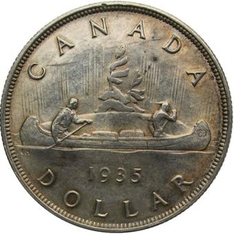 1936 - JOP - Type 3 Canada 1 Dollar reverse