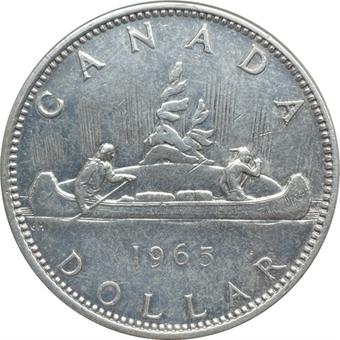 1973 Canada 1 Dollar reverse