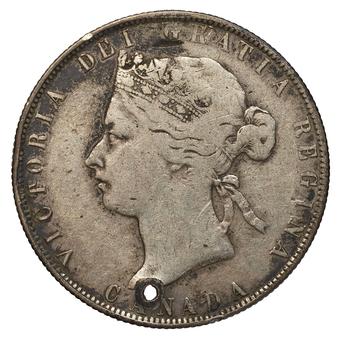 1900 Canada 50 Cents obverse