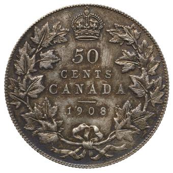 1903 - H Canada 50 Cents reverse
