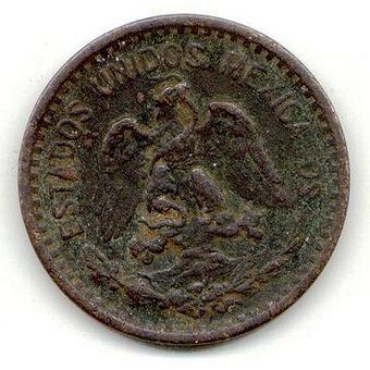 1905 Wide date Mexico 1 Centavo obverse