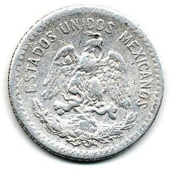 1907 Mexico 10 Centavos obverse