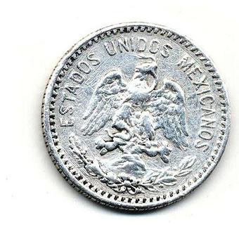 1914 Mexico 20 Centavos obverse
