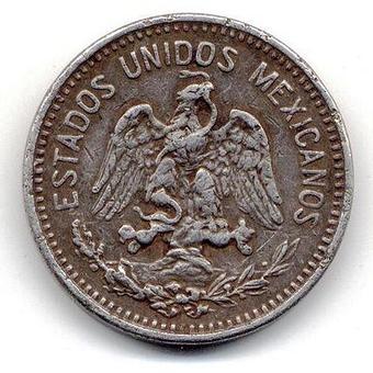 1906 Mexico 5 Centavos obverse